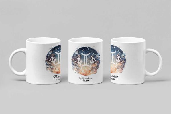 Tasse Sternzeichen - Zwilling02